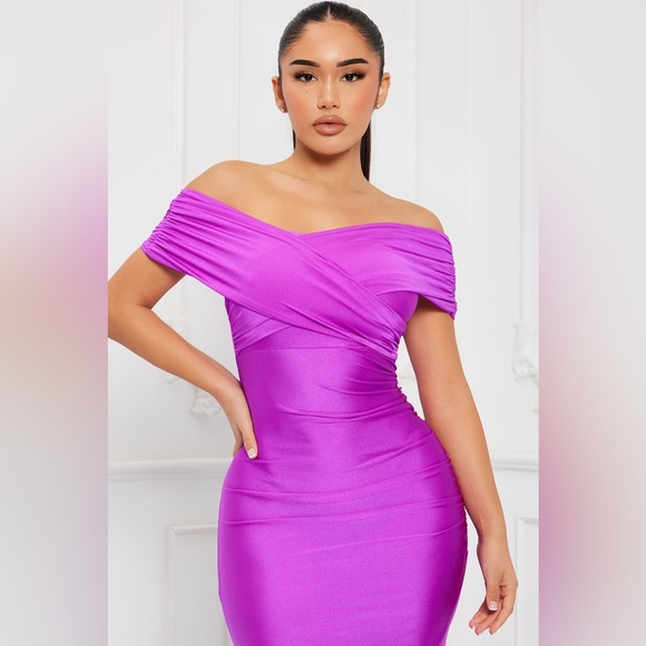 FASHION NOVA Ignore The Romance Maxi Dress – Purple - Picture 10 of 11